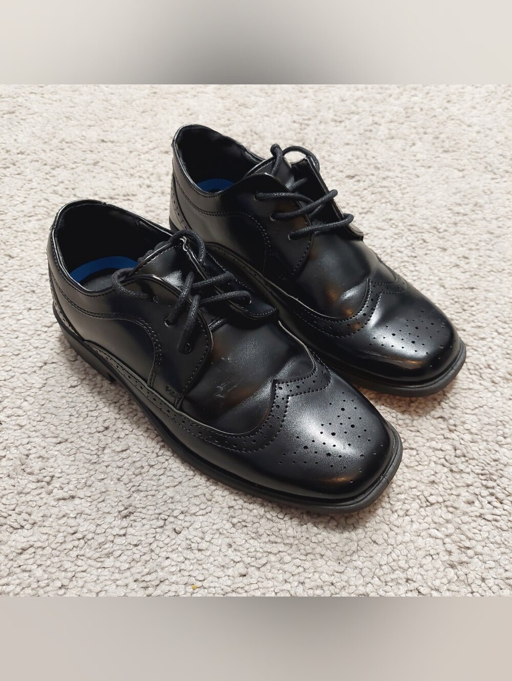 Josmo Boy's Dress Shoes Size 1 Black